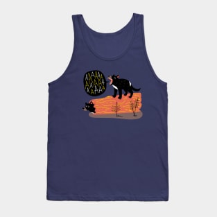 Screaming Tasmanian Devil Tank Top